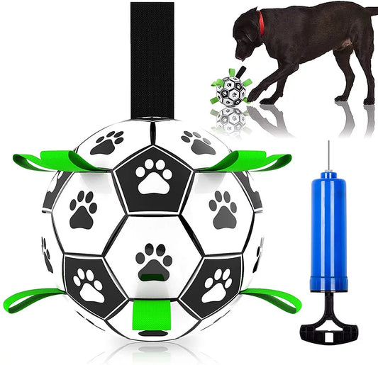 Dog Balls Indestructible Dog Soccer Ball Interactive Dog Ball for Large Dogs Herding Ball for Medium Small Dogs Outdoor Christmas Dog Toys Stocking Large Soccer Ball for Dog Giant Yard Puppy Toy
